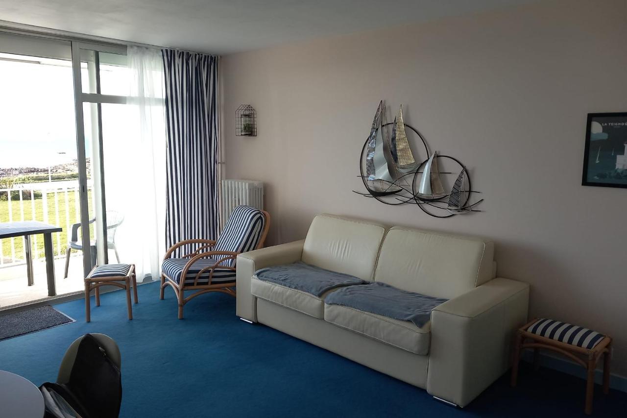 Grand Studio Vue Mer Dans Residence Des 3 Iles Pres De La Thalasso Quiberon Εξωτερικό φωτογραφία